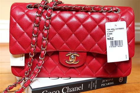 red chanel classic flap small|chanel vintage medium flap.